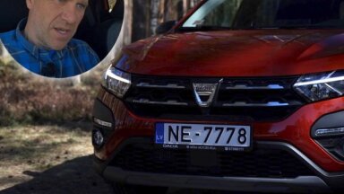Video: Māris Olte izmēģina ģimenes budžeta auto 'Dacia Jogger'