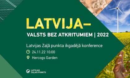 24.novembrī notiks ikgadējā konference 'Latvija – valsts bez atkritumiem'