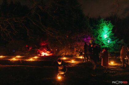 25 и 26 декабря Ботанический сад в Саласпилсе превратится в Лес свечей