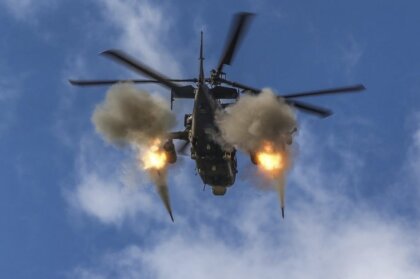 Ukraiņi notriekuši divus krievu helikopterus