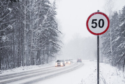 Vidzemes šosejas būvdarbu posmā samazināts atļautais braukšanas ātrums līdz 50 km/h