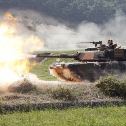 США могут разместить дополнительные танки в Латвии