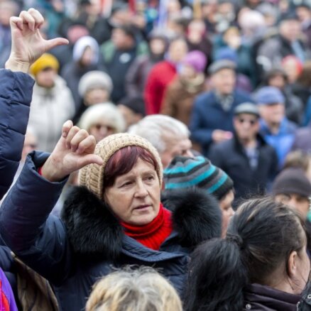 Moldovā noticis prokrieviskas partijas organizēts protests