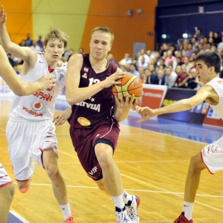 ФОТО: Сборная Латвии U-16 по баскетболу — вице-чемпион Европы