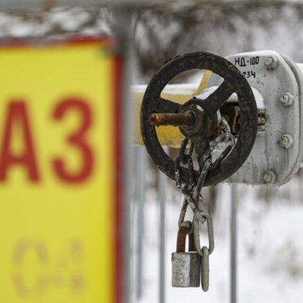 Pērn par ceturtdaļu sarucis Krievijas gāzes eksports, norāda Krievijas amatpersona