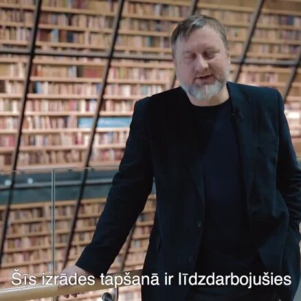 Ceļojums pie nākotnes latvieša. Ilmārs Šlāpins par simtgades uzvedumu 'Gaismas raksti'