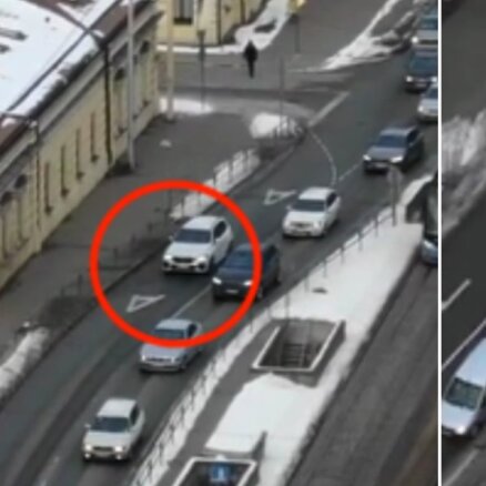 Video: Policija ar drona palīdzību Rīgā pieķer 11 agresīvos braucējus
