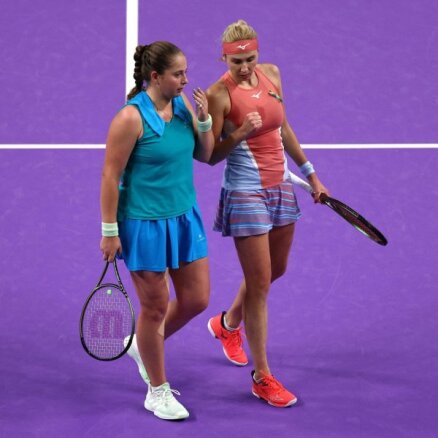 'Australian Open' piektais numurs Ostapenko/ Kičenoka zaudē jau pirmajā kārtā