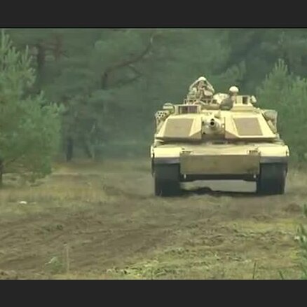 ВИДЕО: что в Латвии делают танки армии США?