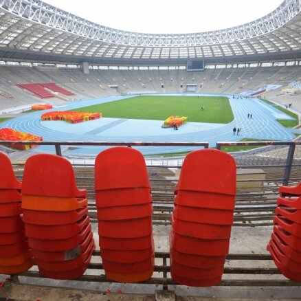 Krievija 2018.gada Pasaules kausa stadionu būvniecībā atteiksies no ārzemju materiāliem