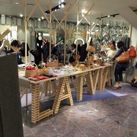 Foto: Japānā atklāj Latvijas ražojumu 'pop-up' veikalu