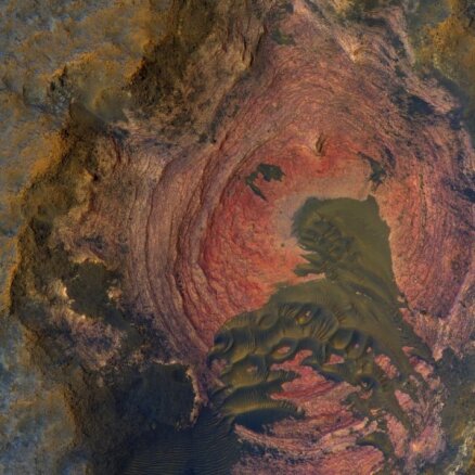 Pētījumā ieskicē ticamāko vietu, kur uz Marsa varēja eksistēt dzīvība