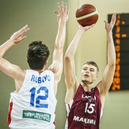 Latvijas U-20 basketbolisti pārbaudes mačā zaudē igauņiem