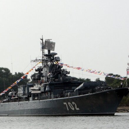 Российский флот начал учения в Балтийском море