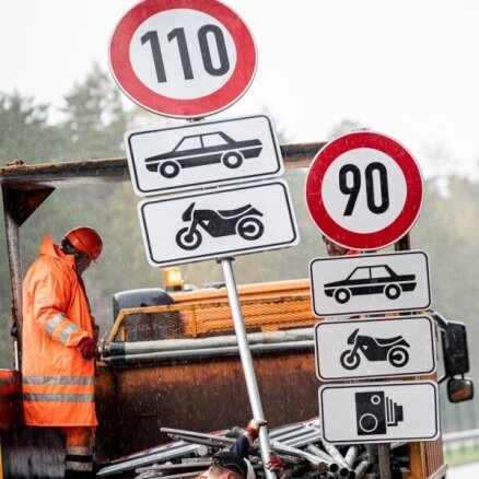 Latvijā vairs nedrīkst braukt ātrāk par 90 km/h