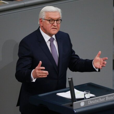 Vācijas prezidents Šteinmeiers pārvēlēts amatā uz vēl vienu pilnvaru termiņu