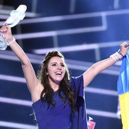 ФОТО, ВИДЕО: Победителем "Евровидения" стала Украина, у Латвии 15-е место