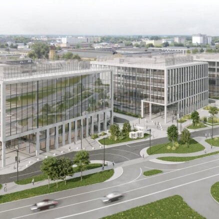 Biznesa centra 'Gustavs' pirmo biroja ēku par 22 miljoniem eiro būvēs 'Merks'