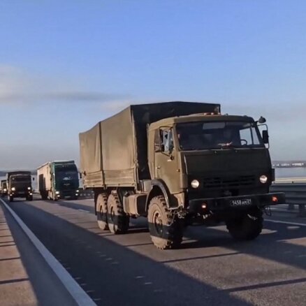 'Astoņi 'Kamaz' ar ievainotajiem': pie Melitopoles iznīcināta okupantu bāze