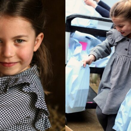Foto: Kā britu princese Šarlote svin savu piekto dzimšanas dienu