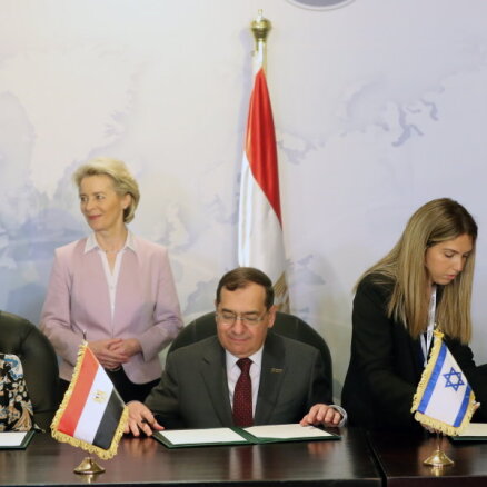 Евросоюз договорился об увеличении поставок газа с Израилем и Египтом