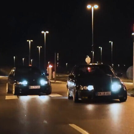 Video: Latvijā ielu huligāniem ar BMW radīta himna 'Lido beha'