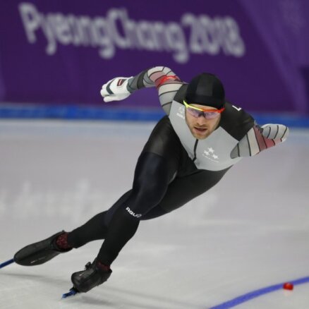 Латвийскому конькобежцу не хватило 32 сотых секунды до олимпийской медали