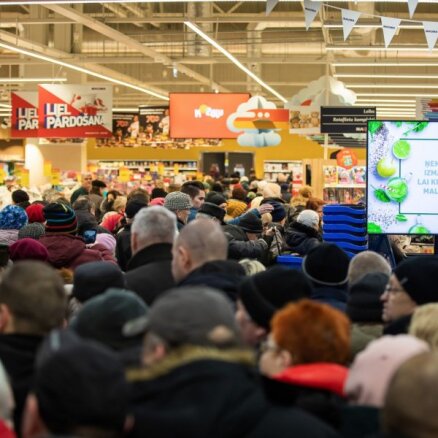 ФОТО: После реконструкции открылся супермаркет Maxima в Плявниеках