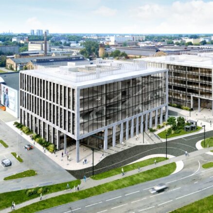 ФОТО: Компания литовского миллиардера построит в Риге комплекс офисных зданий