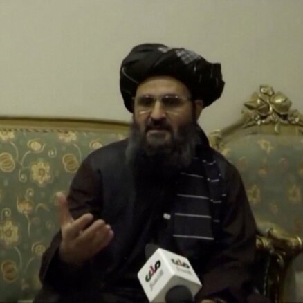 Nozudušais 'Taliban' vicepremjers Baradars videoierakstā noliedz konfliktu ar kolēģiem