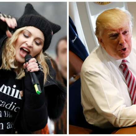Donalds Tramps nosauc Madonnu par pretīgu