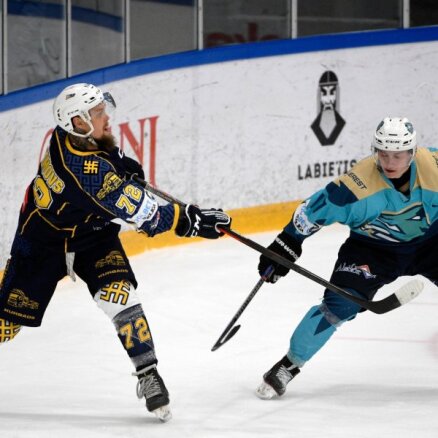 'Kurbadam' divas uzvaras Igaunijas Hokeja līgā; pretinieki Rīgā ierodas 13 vīru sastāvā