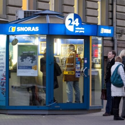 Lietuvas Banka atceļ daļu ierobežojumu bankas 'Snoras ' operācijām
