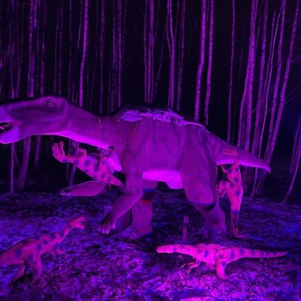 Продлить праздники: В Литве проходит Фестиваль светящихся динозавров