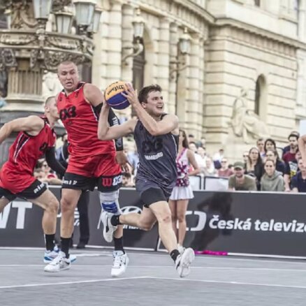 'Rīgas' 3x3 basketbolisti iekļūst Prāgas 'Masters' turnīra ceturtdaļfinālā
