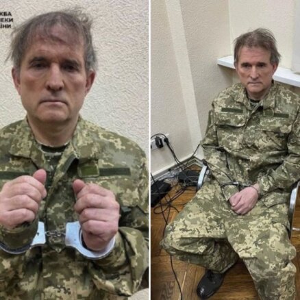 Ukrainā aizturēts no mājas aresta aizbēgušais Viktors Medvedčuks