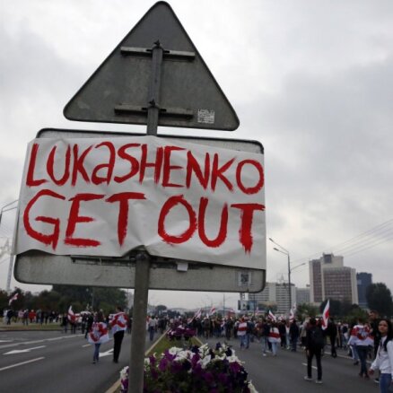 Pie Minskas mirušu atrod pazudušu protestu akciju dalībnieku