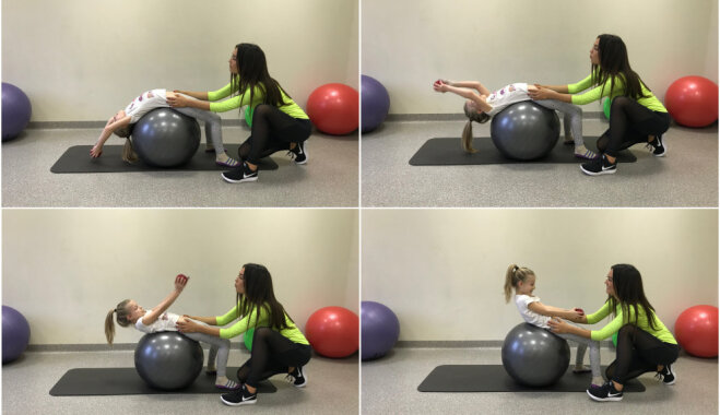 Photo: Physiotherapist's recommended exercises for the lung health of the child