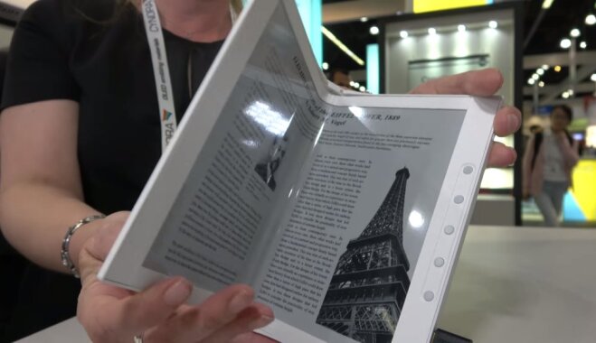 Компания E Ink показала гибкий дисплей на электронных чернилах