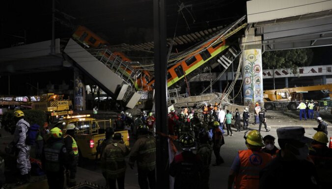 Возросло число жертв обрушения метромоста в Мехико