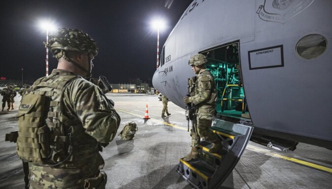 В Латвию прибыли первые 40 военнослужащих США