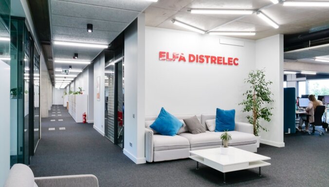 Foto: Uzņēmums 'Elfa Distrelec' svin jubileju un pārceļas uz jaunu biroju