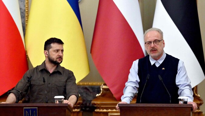 Левитс заверил Зеленского в поддержке Латвией Украины