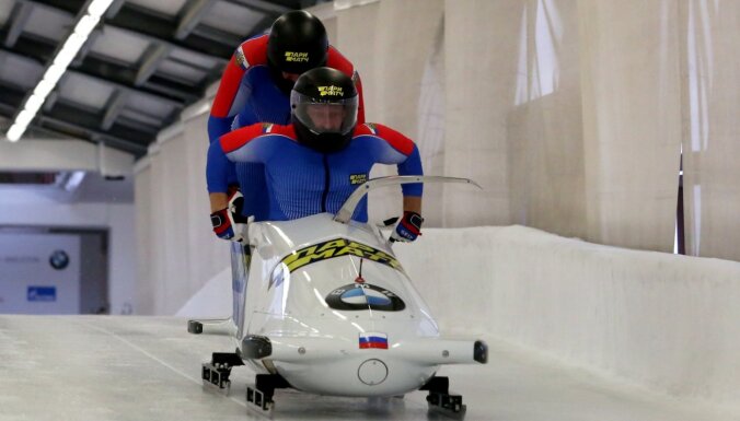 Krievijas bobslejistiem pirms sacensībām Siguldā pozitīvi Covid-19 testi