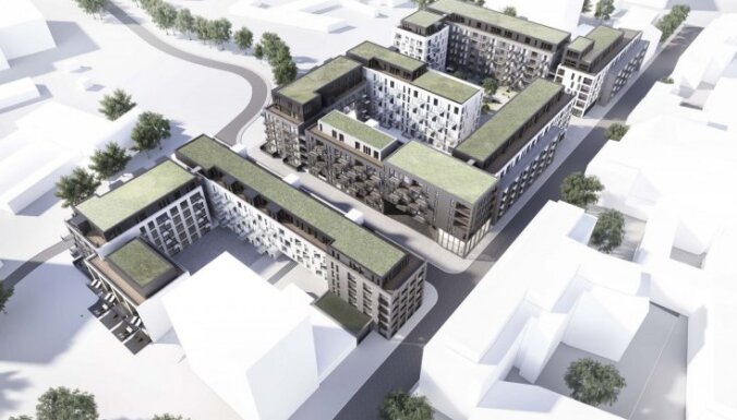 Латвийская "дочка" эстонской компании строит новый жилой квартал возле тихого центра Риги
