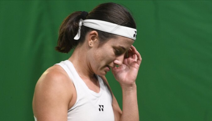 Sevastova traumas dēļ izstājas no Sinsinati 'WTA 1000' turnīra kvalifikācijas pirmās kārtas spēles