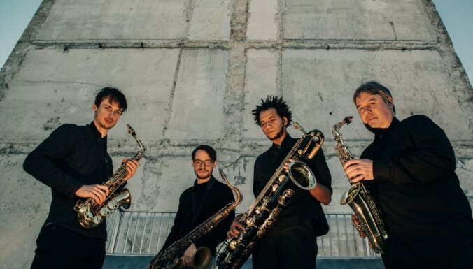 Koncertcikla 'Iededz gaismu' ieskaņā muzicēs saksofonu kvartets 'Quatuor Machaut'
