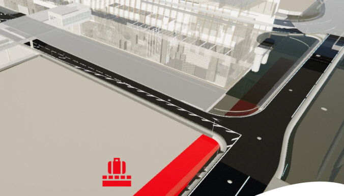 В аэропорту "Рига" началось строительство багажного туннеля ж/д Rail Baltica