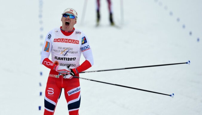 Norwegian Finn Hagen Krogh win cross-country 4x10 km relay