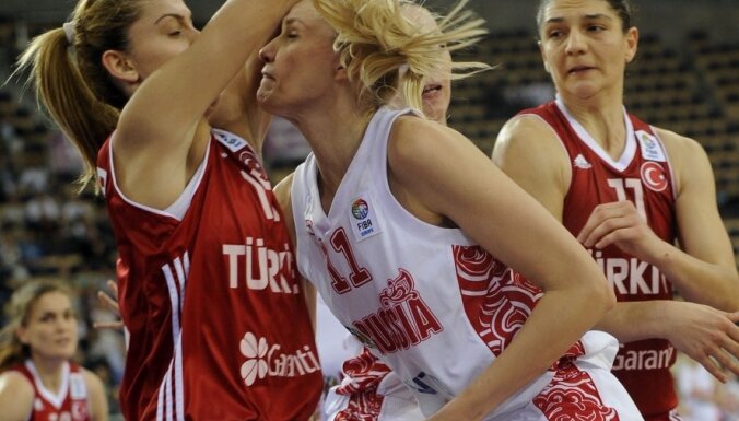 Krievijas sieviešu basketbola izlase pārliecinoši triumfē Eiropas čempionātā